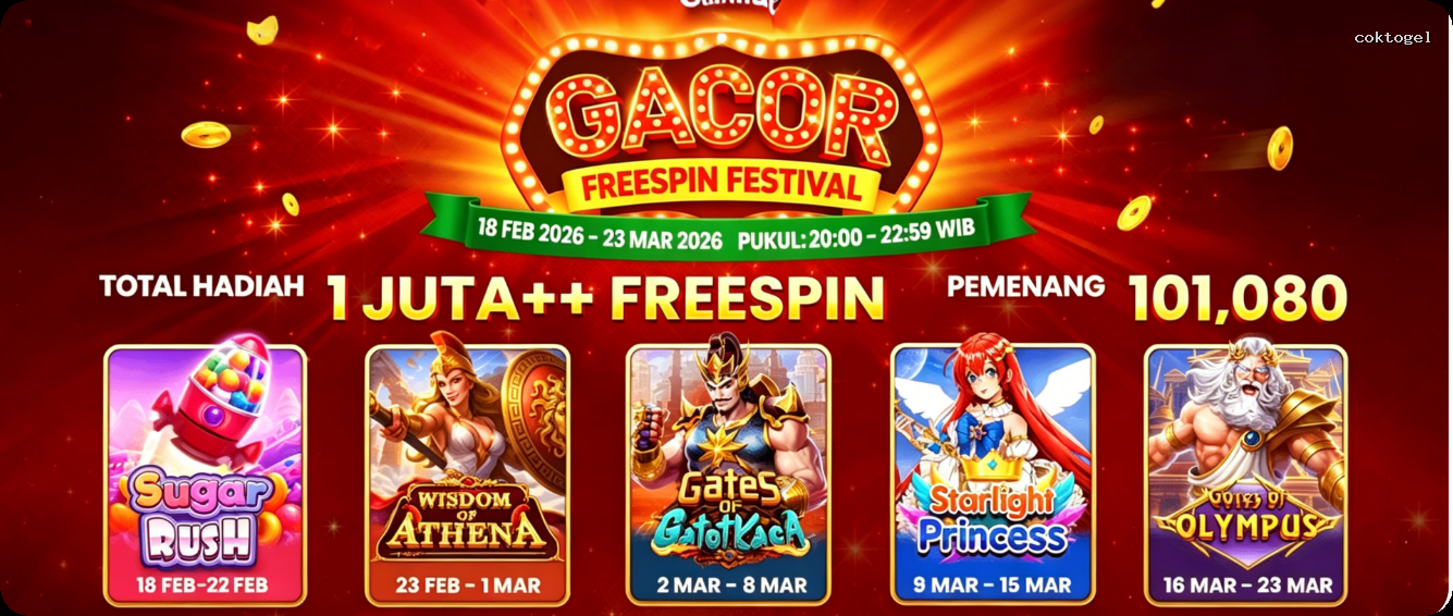 Login coktogel Sekarang Bonus Melimpah